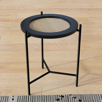 Peltz Solid Wood 3 Legs End Table