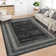 Washable Modern Rugs for Living Room Soft Geometric Area Rug Non Slip Stain Resistant Carpet