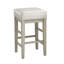 Ensemble de 2 tabourets à hauteur de comptoir de transitionnel en similicuir 24 po, structure en bois massif-594771084-594771087