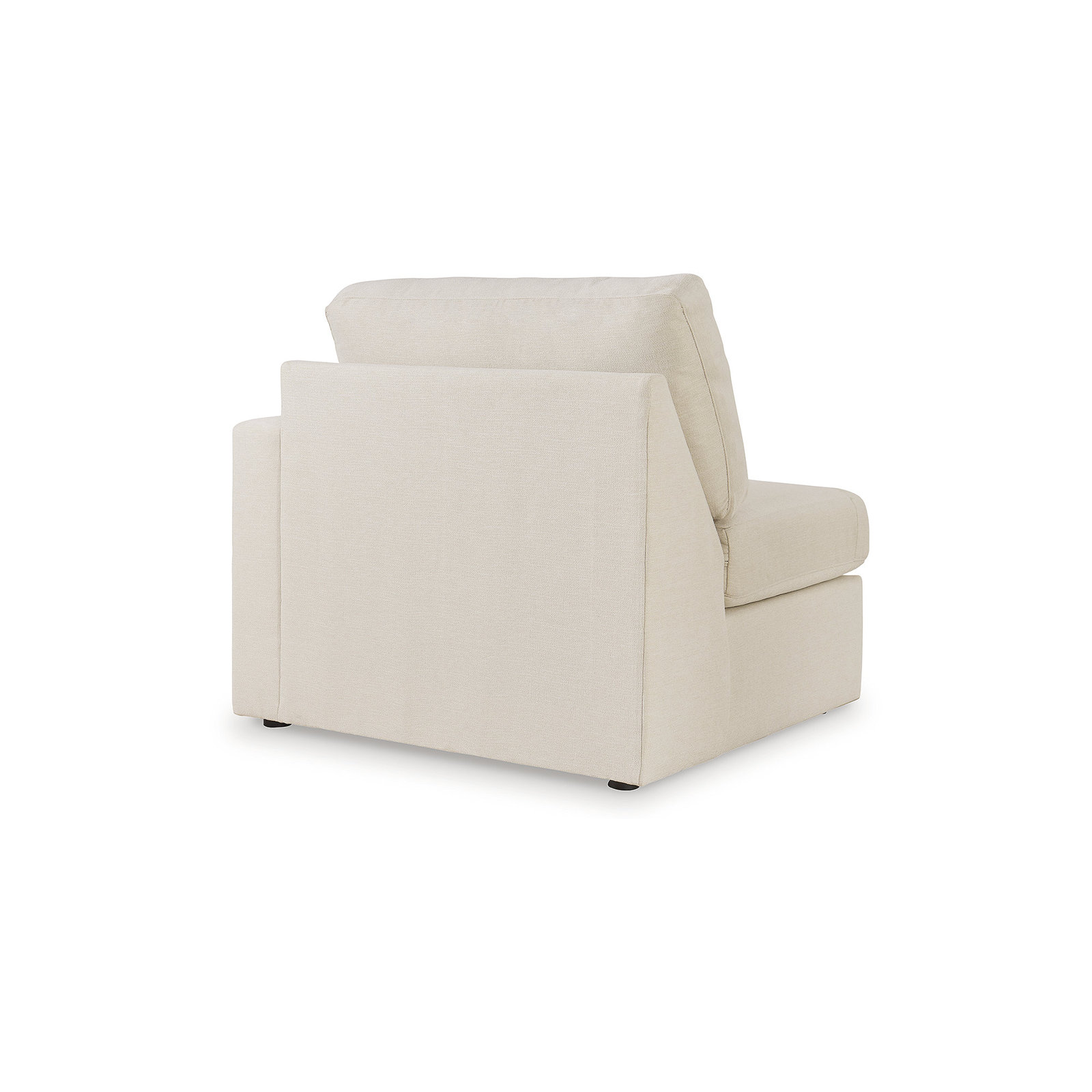 Modular Sectional, White Polyester