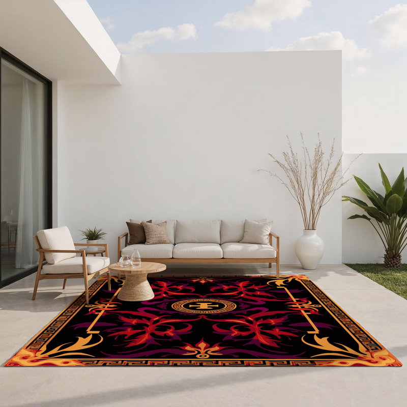 Tapis intérieur et extérieur Timeless Tapisserie, Rectangulaire 2 pi x 3 pi
