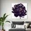 Pivoine noire - Impression sur toile-80844206-80844221