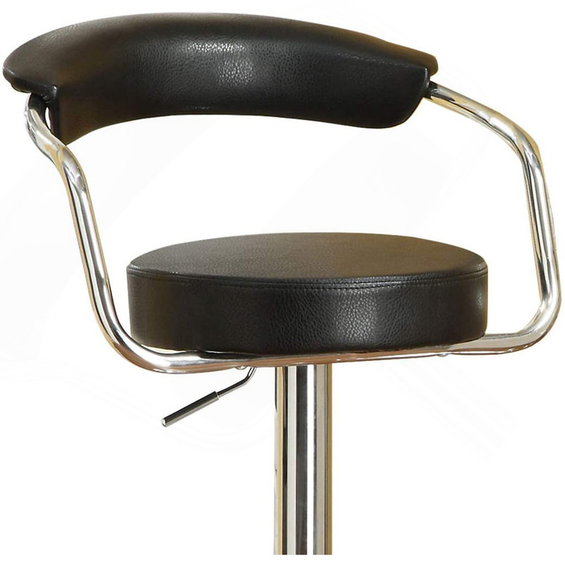 Ensemble de 2 tabourets de bar réglables de style contemporain avec tabourets de bar réglables