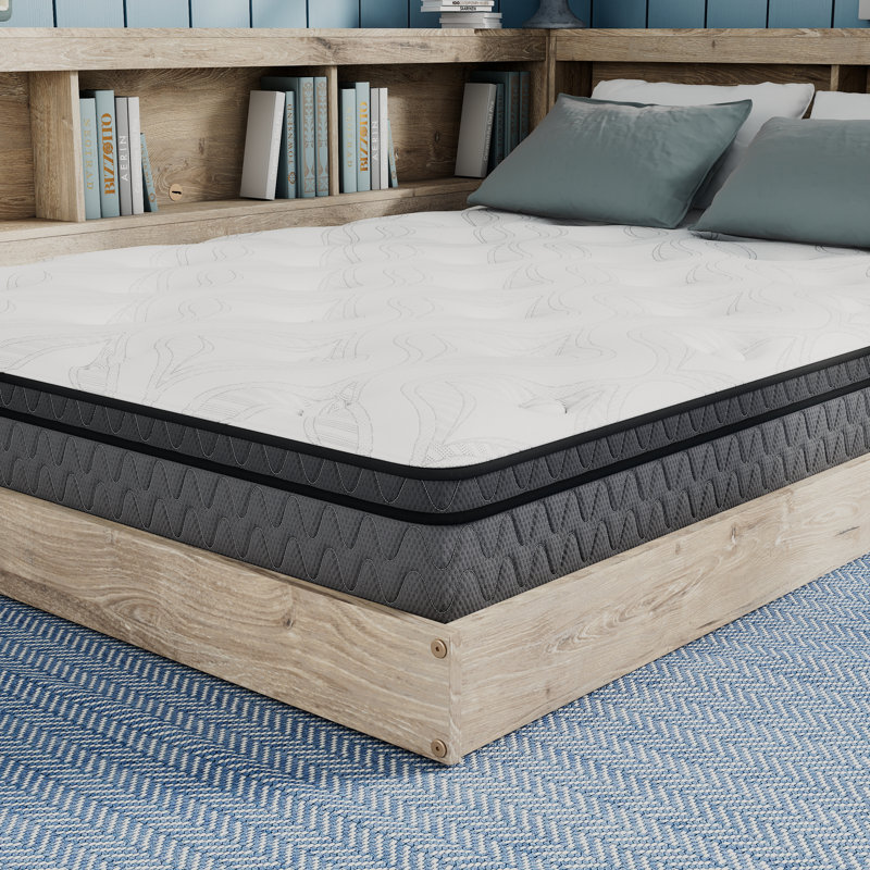 Karnova Platform Bed with Bookcase | Stylish & Functional