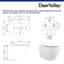 Liberty 1.28 GPF Elongated Wall Hung Toilets (Seat Included)-95384533