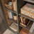 Storage Cabinet, Brown finish