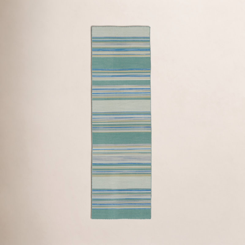 Creekmont Wool Striped Indoor Rug, Runner 2'6" x 8'