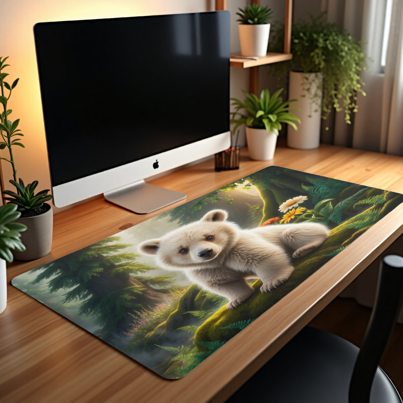 Polyester Desk Pad, 31.5x15.5
