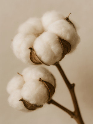 Soft Cotton Dreams by Treechild — Floral Wall Art, Size, Frame Color, Format