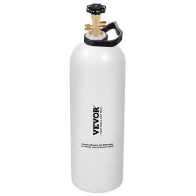 CO2 Tank 20 lbs New Aluminum Alloy Gas Cylinder with Siphon Tube DOT Approved