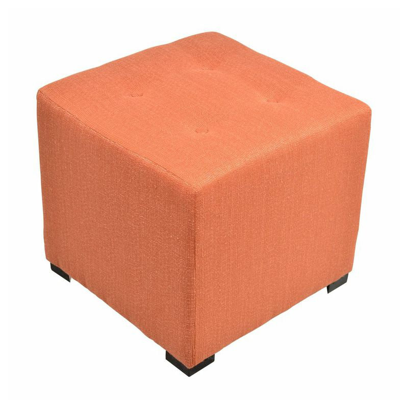 Repose-pieds cubique, Citrouille Candice