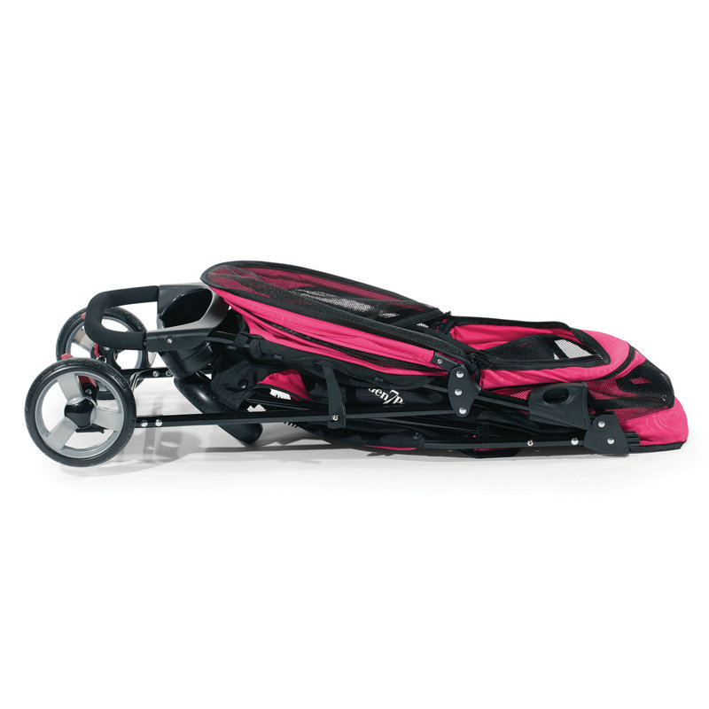 Regal Foldable Pet Stroller, Raspberry Sorbet