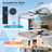 52" 5-blade Ceiling Fan with LED Light Kit and Remote Control-1975528729-1972329154