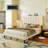 Berdean Button Tufted Platform Bed Frame with LED Lights-1715635728-1715635731