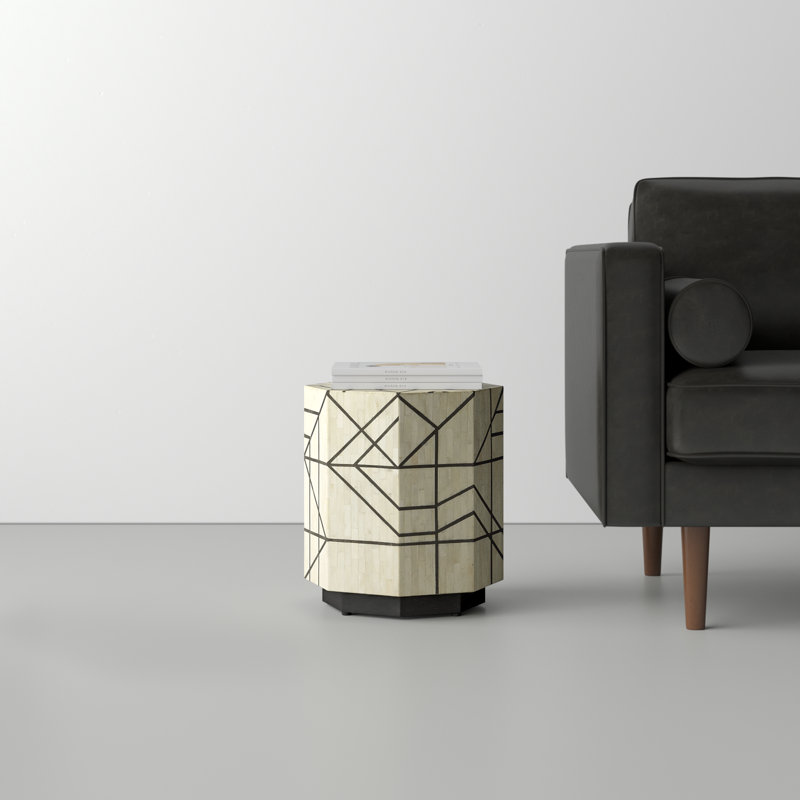 Greta Bone Inlay Side Table