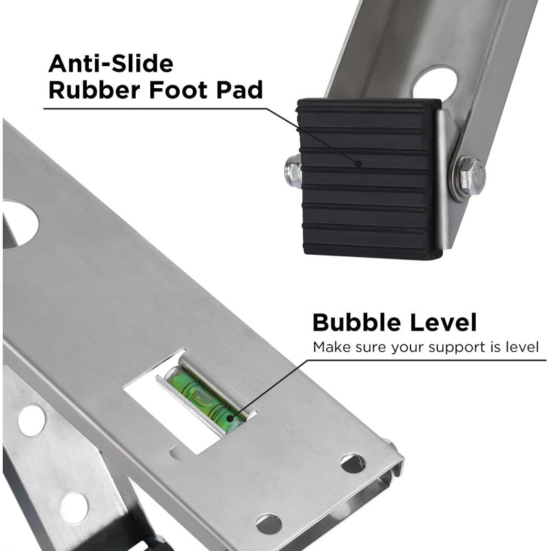 Heavy Duty Universal Window AC Support Bracket, Up to 200 lbs