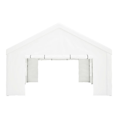 Tente de réception 16 x 32 pi avec parois latérales amovibles, et spacieuse pour les mariages, les pique-niques, les plus grandes conditions météorologiques, les portes à fermeture à glissière et les 3 sacs de rangement