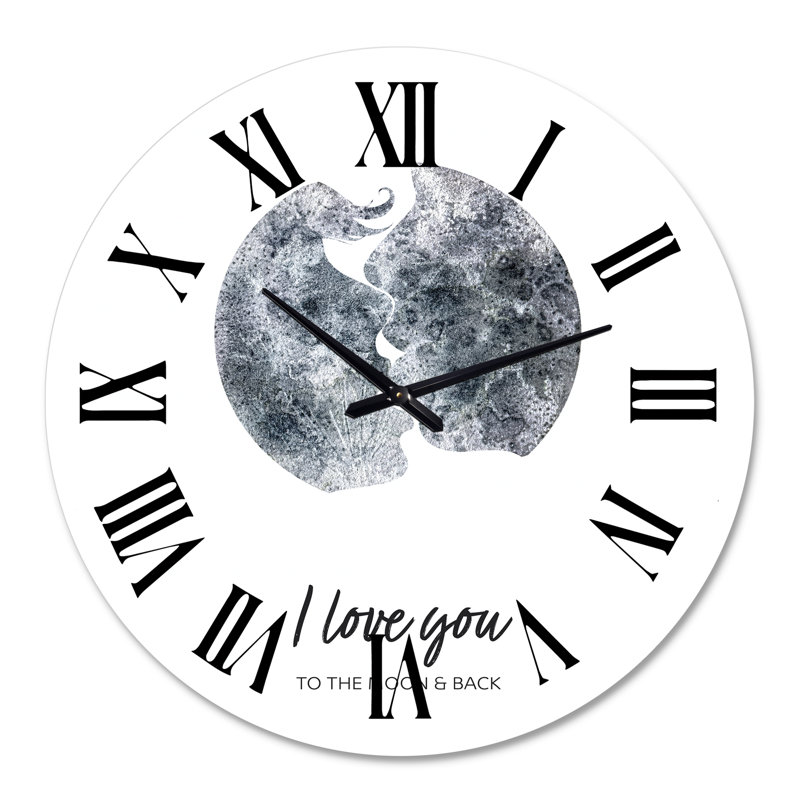 Horloge murale romantique, Grand