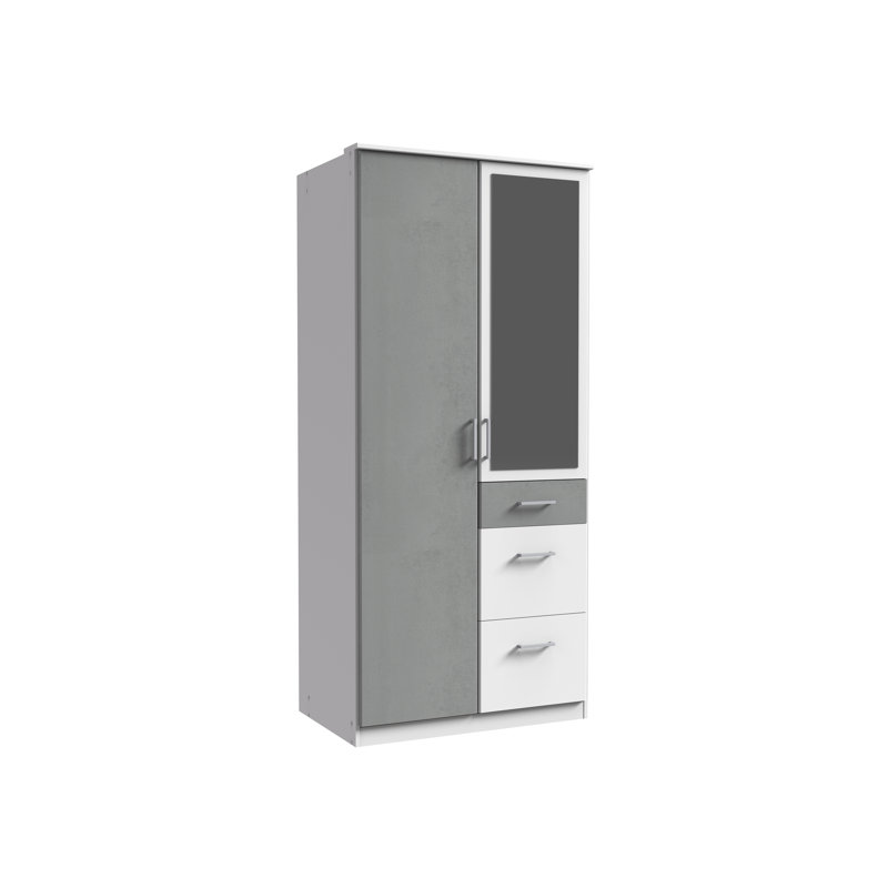 Bregman 2 Door Manufactured Wood Wardrobe