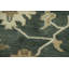Grand tapis indien à motif floral vert Oushak 12 x 15
