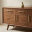  Ensemble de 4 pièces de quincaillerie d'armoire mixte: 2 poignées de bar modernes (3,78 po d'un centre à l'autre) + 2 boutons ronds (1,1 po de diamètre) - laiton doré massif - pour tiroirs de cuisine, armoires, meubles-lavabos - ensemble de 4