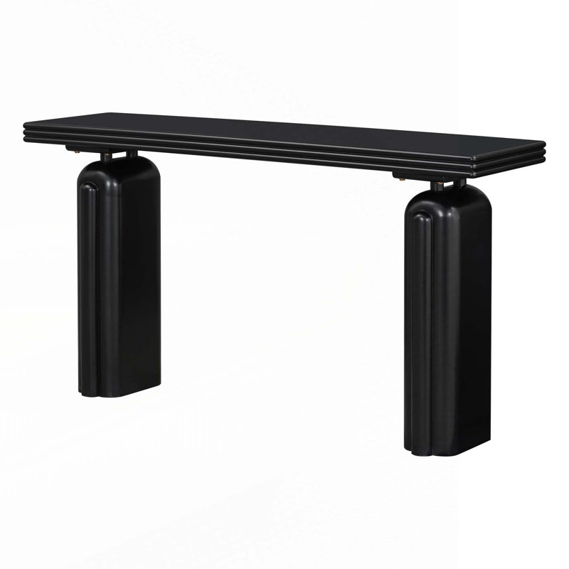 Console Table with Shelf,Suitable for Entryway,Hallway Living Room, Black