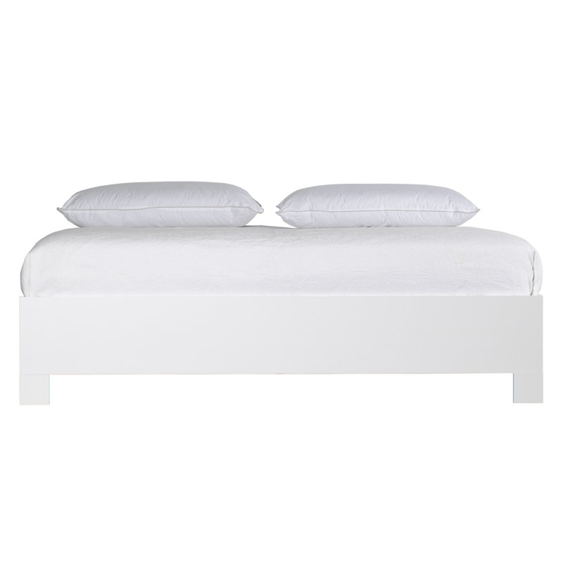 Ananias Standard Bed, Queen, Light Gray