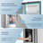 21 Cu.ft. 36" Depth Side-by-side Refrigerator With Ice & Water Dispenser, Auto Defrost, Gray Stainless Steel, For Kitchen/office/commercial