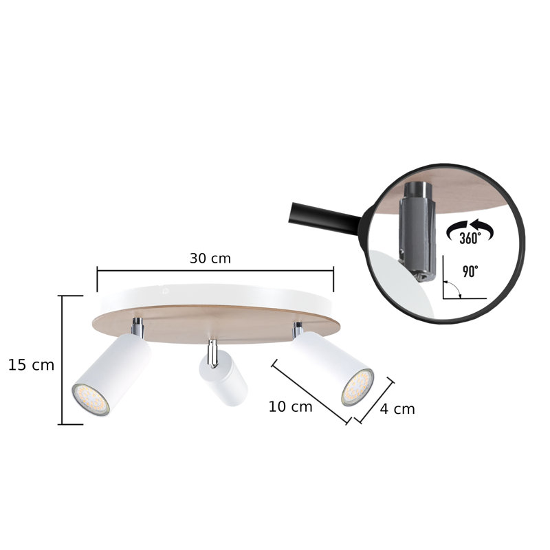 Fayyad Spotlight, White