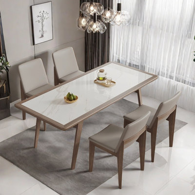 Ensemble de table de salle à manger rectangulaire de style nordique