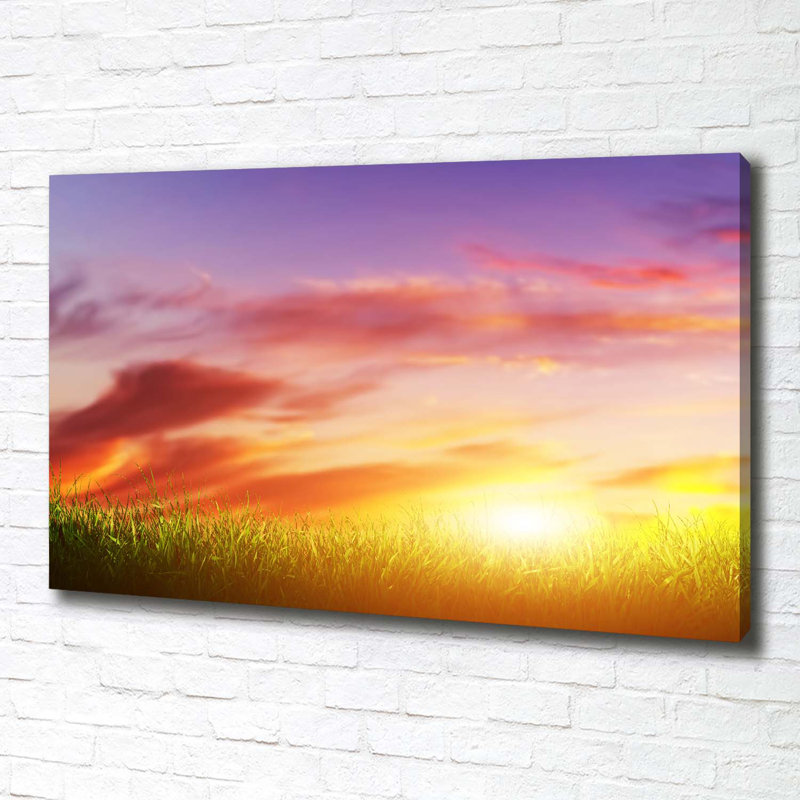 Sunset - Wrapped Canvas Print