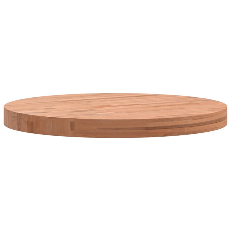 Tiphonnet Solid Wood Table Top, 4cm H x 50cm W x 50cm D, Brown