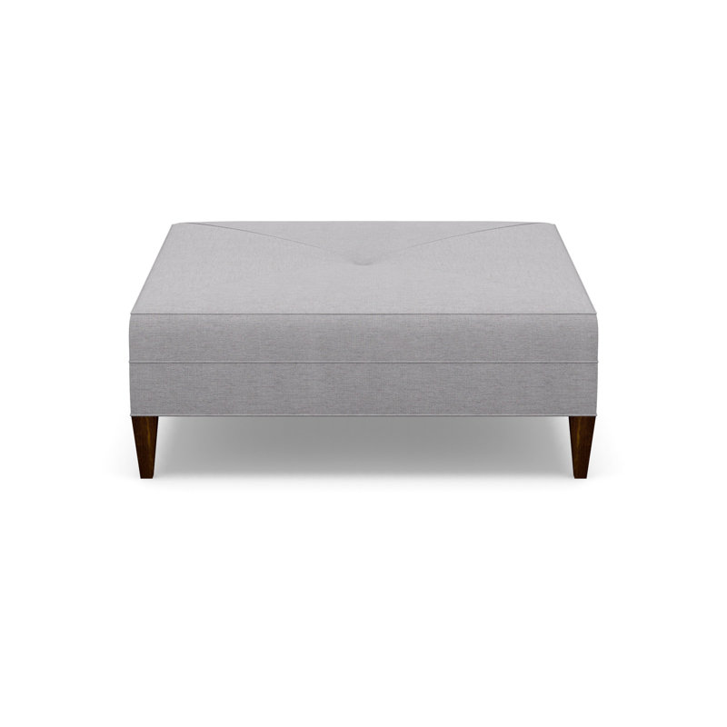 Square Ottoman, 8938-81, Walnut