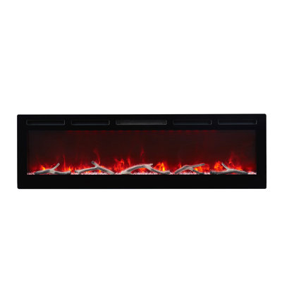 50'' W Electric Fireplace with 5120 BTU