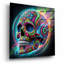 «Skull Graffiti» par Rey Klimt, art mural en verre acrylique-718280215
