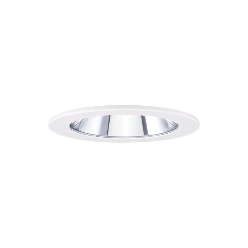 Garniture encastrée de douche 4 po, Blanc