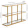 Challen 42'' Glass Top Console Table