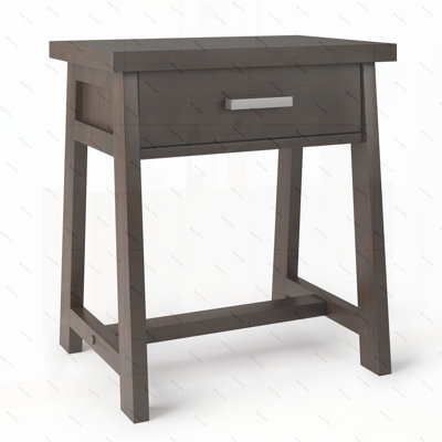 Sawhorse - Table de chevet - Brun châtaignier foncé