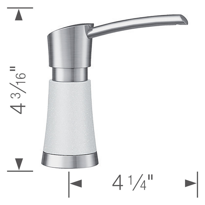 Artona Soap Dispenser, White