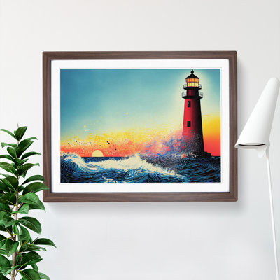 Lighthouse Splash Vol.4 1 Piece Single Picture Frame Painting