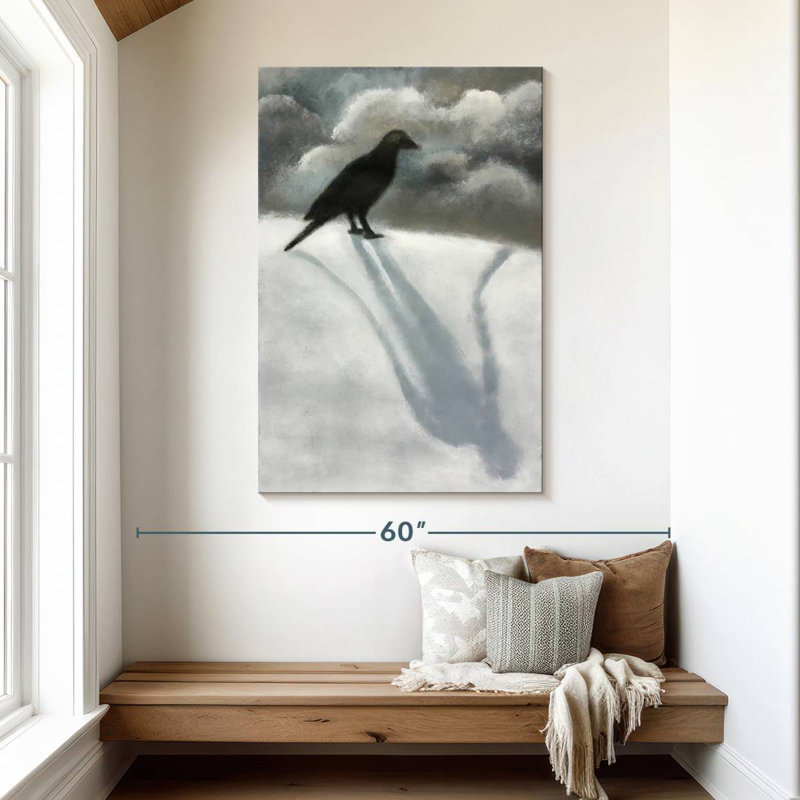 Brampt Black Bird, 48" H x 32" W