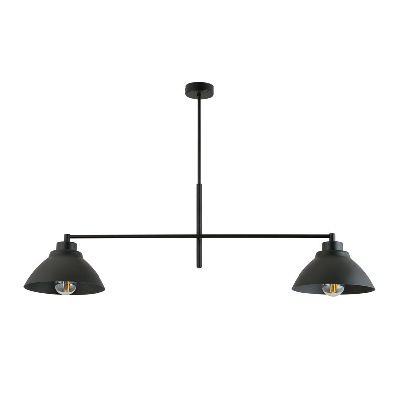Kiwan 2 - Light Cone Chandelier, Black