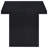Exeter Black Square End Table