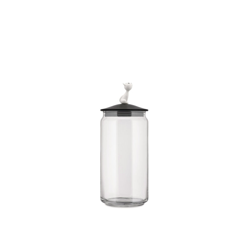 MiòJar Jar for Cat Food, Black