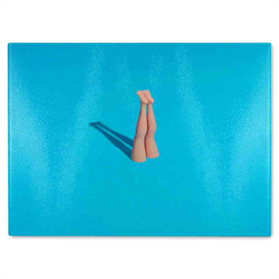 Swimming Dive Glass Chopping Board