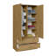 2 Door Manufactured Wood Wardrobe-1268551181
