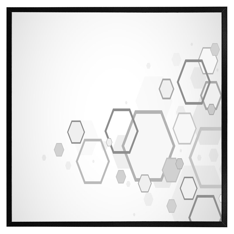 Single Picture Frame Print, Black, 61cm H x 61cm W