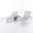 Caggiano Outdoor Metal Chaise Lounge Set with Table-603930735-593331665
