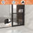 Frameless Shower Door Pivot 1/4 in Thick Clear Tempered Glass Shower Door Glass Door-122921152