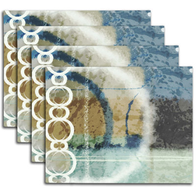 Napperon abstrait en polyester